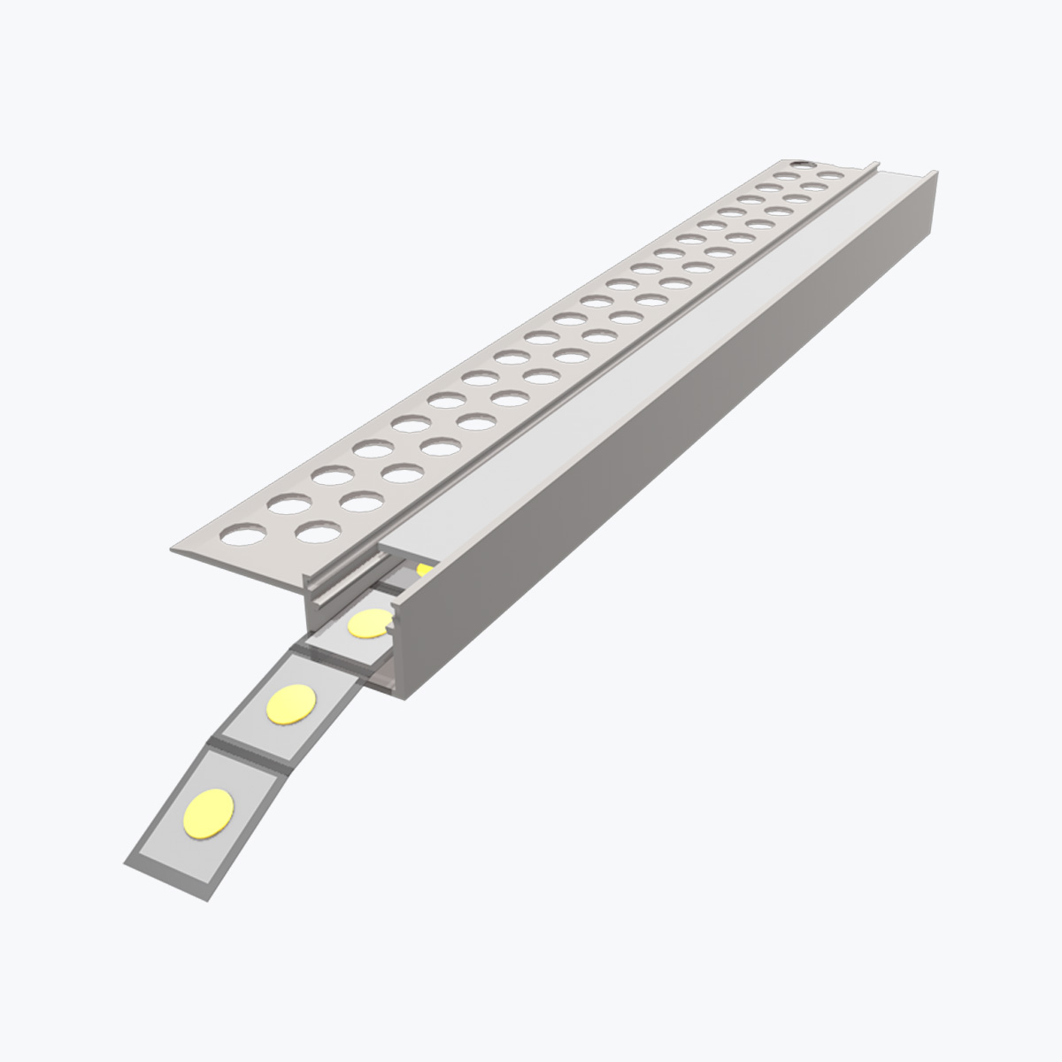 profile-led-plat-b116-tempolistel.jpg TEMPOLISTEL® B116 Flat LED-profil - Bilde 1