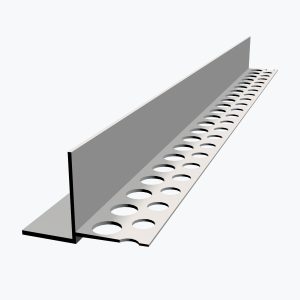 TEMPOLISTEL® B105 Overgangsprofil for sammenføyning av undermontert gipsplatetak og demonterbart tak med en side for spartling