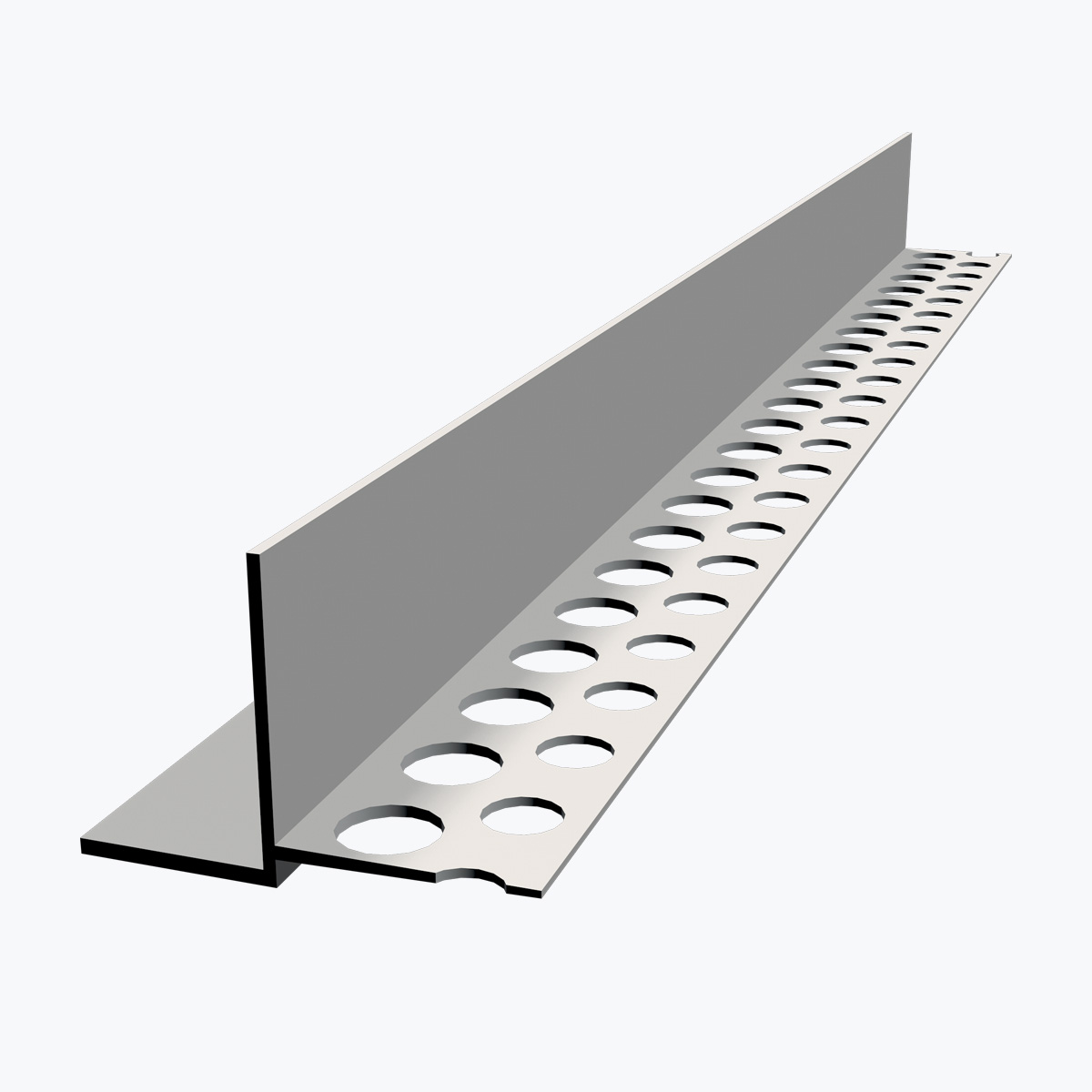 profile-transition-jonction-faux-plafond-b105-tempolistel.jpg TEMPOLISTEL® B105 Overgangsprofil for sammenføyning av undermontert gipsplatetak og demonterbart tak med en side for spartling - Bilde 1