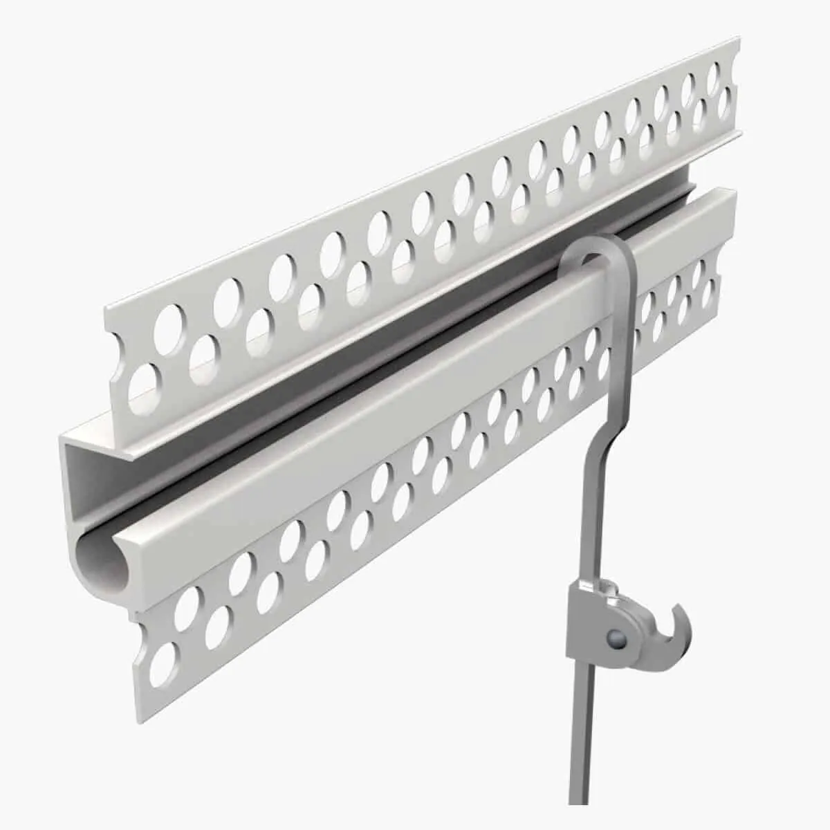 tempolistel-b109-profile-cimaise-pour-cloison-v2.webp TEMPOLISTEL® B109 Galleriskinne-profil for skillevegg - Bilde 1