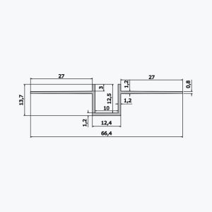 TEMPOLISTEL® A105 Hullfugeprofil - Bilde 2