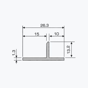 TEMPOLISTEL® A120 T-profil - Bilde 2