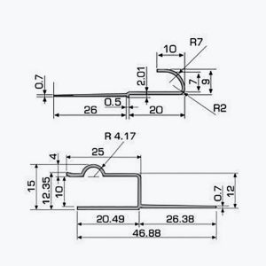 TEMPOLISTEL® A122 Ekspansjonsfuge for himling - Bilde 2
