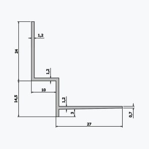 TEMPOLISTEL® A126 W-profil for himling - Bilde 2