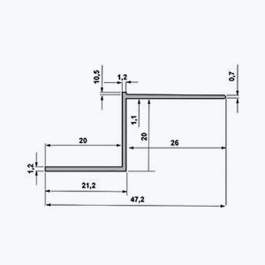 TEMPOLISTEL® A129 Hullfugeprofil - Bilde 2