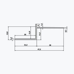 TEMPOLISTEL® A130 Hullfugeprofil - Bilde 2