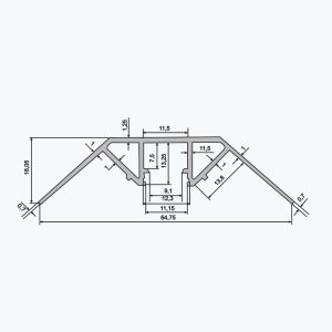 TEMPOLISTEL® A139 LED-profil - Bilde 2