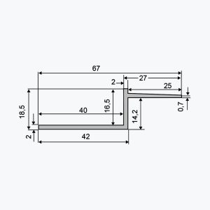 TEMPOLISTEL® B112 Hullfugeprofil - Bilde 2